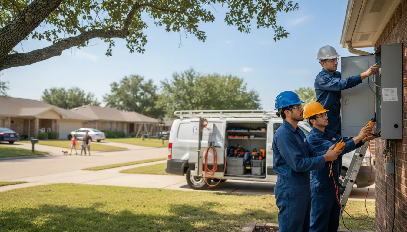 Certified electrician providing emergency electrical services in Springs, PA